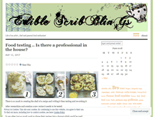 Tablet Screenshot of ediblescribblings.wordpress.com