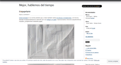 Desktop Screenshot of hablemosdeltiempo.wordpress.com