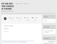 Tablet Screenshot of fitchoices.wordpress.com