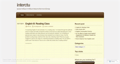 Desktop Screenshot of interctu.wordpress.com