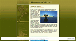 Desktop Screenshot of healingeve.wordpress.com
