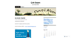 Desktop Screenshot of cokgezen.wordpress.com