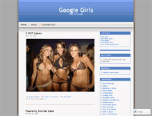 Tablet Screenshot of googlegirls.wordpress.com