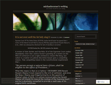 Tablet Screenshot of michaelscorner.wordpress.com