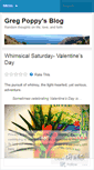 Mobile Screenshot of gregpoppy.wordpress.com