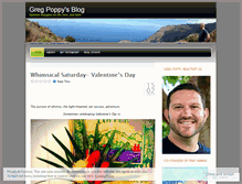 Tablet Screenshot of gregpoppy.wordpress.com