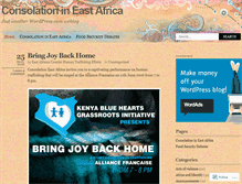 Tablet Screenshot of consolationafrica.wordpress.com