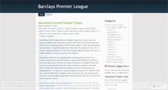 Desktop Screenshot of englishpremierleaguetickets.wordpress.com