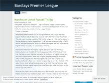 Tablet Screenshot of englishpremierleaguetickets.wordpress.com