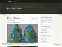 Tablet Screenshot of lucianalazzari.wordpress.com