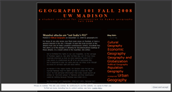 Desktop Screenshot of geography101.wordpress.com