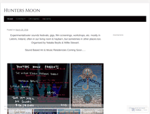 Tablet Screenshot of huntersmoonfestival.wordpress.com