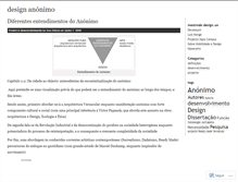 Tablet Screenshot of designanonimo.wordpress.com