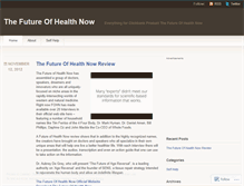 Tablet Screenshot of blogthefutureofhealth.wordpress.com