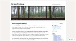 Desktop Screenshot of airgunhunting.wordpress.com