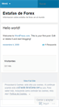 Mobile Screenshot of estafasdeforex.wordpress.com