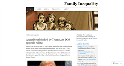 Desktop Screenshot of familyinequality.wordpress.com