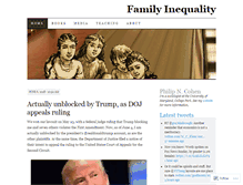 Tablet Screenshot of familyinequality.wordpress.com