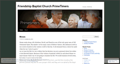 Desktop Screenshot of fbcprimetimers.wordpress.com