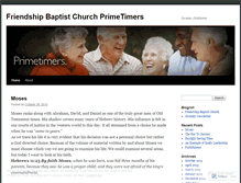 Tablet Screenshot of fbcprimetimers.wordpress.com