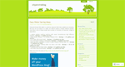 Desktop Screenshot of cityenviroblog.wordpress.com