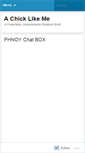Mobile Screenshot of chicklikeme.wordpress.com
