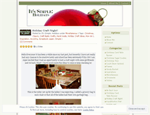 Tablet Screenshot of itssimpleholidays.wordpress.com