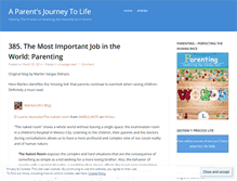 Tablet Screenshot of honestparent.wordpress.com