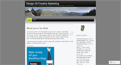 Desktop Screenshot of design29creative.wordpress.com