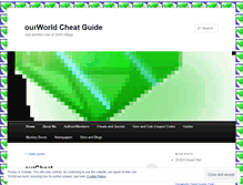 Tablet Screenshot of ourworldcheatsguide.wordpress.com