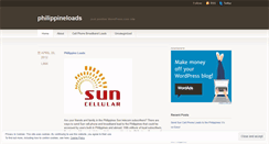 Desktop Screenshot of philippineloads.wordpress.com