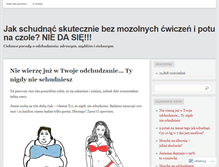 Tablet Screenshot of chudnijszybko.wordpress.com