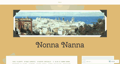 Desktop Screenshot of nonnananna.wordpress.com