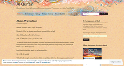 Desktop Screenshot of ngajialquran.wordpress.com