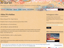 Tablet Screenshot of ngajialquran.wordpress.com