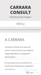 Mobile Screenshot of carraraconsult.wordpress.com