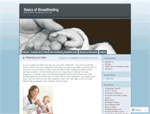 Tablet Screenshot of basicbreastfeeding.wordpress.com