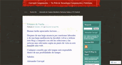 Desktop Screenshot of carvajalcomputacion.wordpress.com