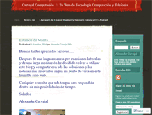 Tablet Screenshot of carvajalcomputacion.wordpress.com