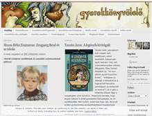 Tablet Screenshot of gyerekkonyvolelo.wordpress.com