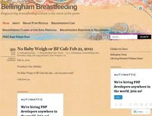 Tablet Screenshot of bellinghambreastfeeding.wordpress.com