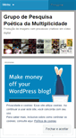 Mobile Screenshot of poeticadamultiplicidade.wordpress.com