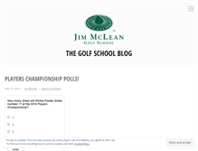 Tablet Screenshot of jimmcleangolf.wordpress.com