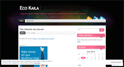 Desktop Screenshot of ecokaila.wordpress.com