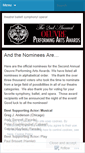 Mobile Screenshot of oeuvreawards.wordpress.com