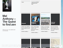 Tablet Screenshot of melanthony.wordpress.com
