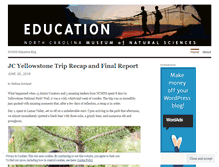 Tablet Screenshot of naturalscienceseducation.wordpress.com