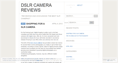 Desktop Screenshot of dslrcamerasreviews.wordpress.com