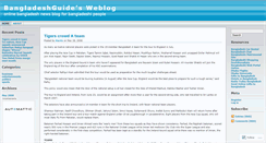Desktop Screenshot of bangladeshguide.wordpress.com