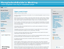 Tablet Screenshot of bangladeshguide.wordpress.com